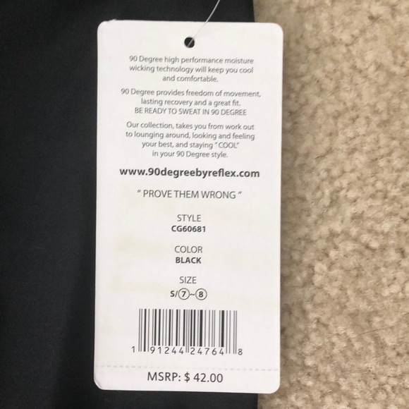 90 Degree by Reflex for girls leggings ONLY 1 LEFT - Picture 3 of 3